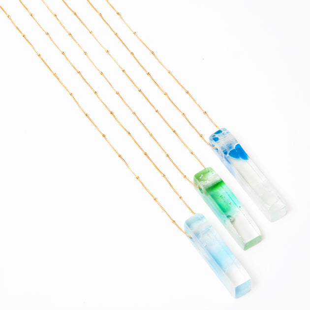 Sustainable & Fashionable EcoFriendly Necklaces Made in the USA Smart Glass Jewelry