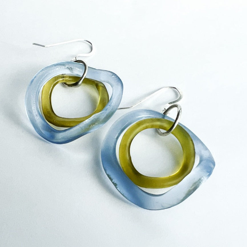 Smart glass store earrings