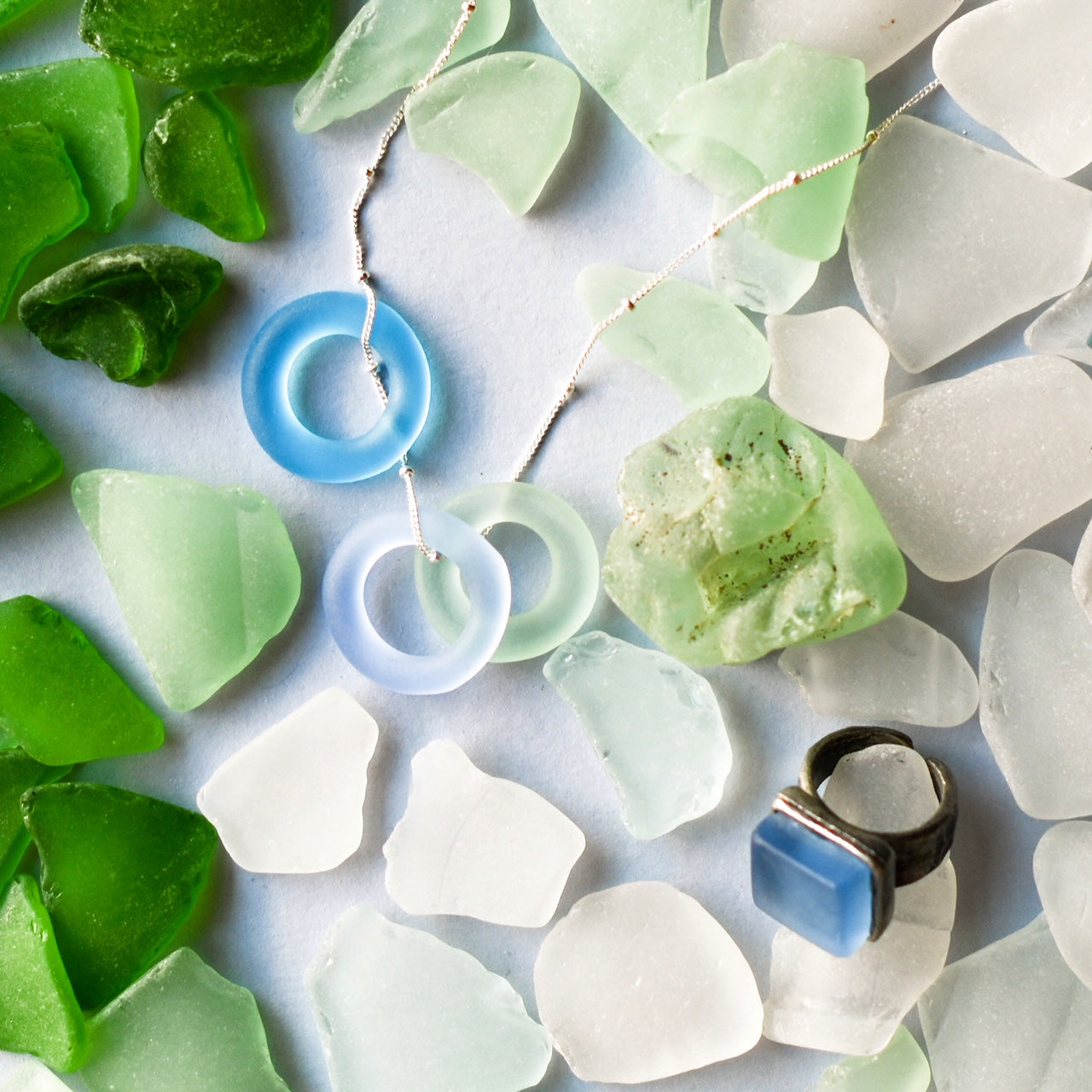 Sea glass sale jewelry wholesale